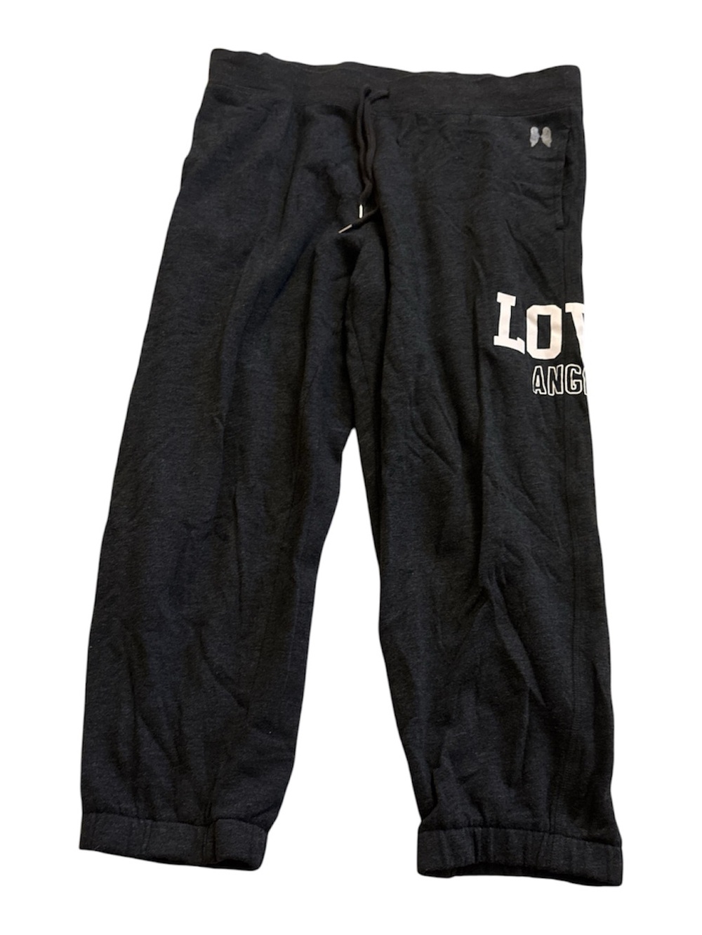 Victoria's Secret Black Cropped Jogger Sweatpants size small petite
